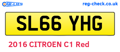 SL66YHG are the vehicle registration plates.