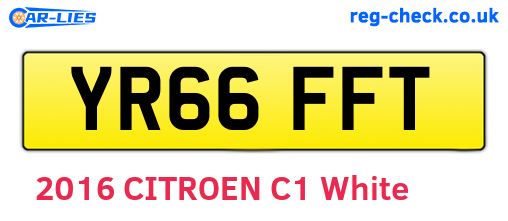 YR66FFT are the vehicle registration plates.