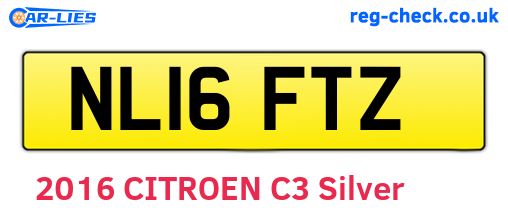 NL16FTZ are the vehicle registration plates.
