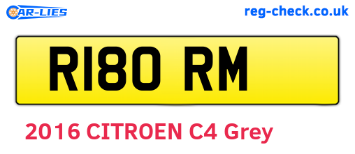 R18ORM are the vehicle registration plates.