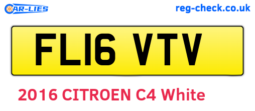 FL16VTV are the vehicle registration plates.