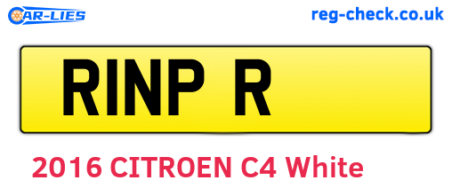 R1NPR are the vehicle registration plates.