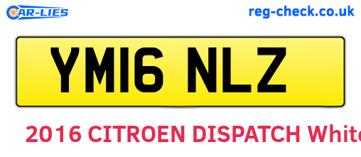 YM16NLZ are the vehicle registration plates.