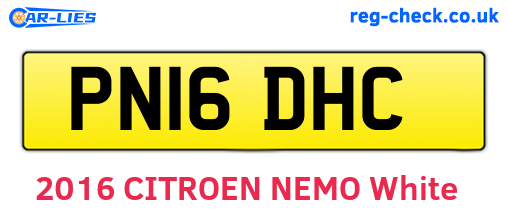 PN16DHC are the vehicle registration plates.