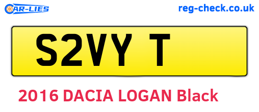 S2VYT are the vehicle registration plates.