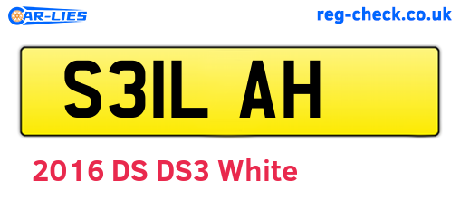 S31LAH are the vehicle registration plates.