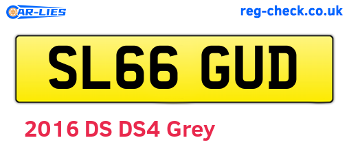 SL66GUD are the vehicle registration plates.