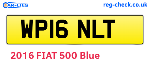 WP16NLT are the vehicle registration plates.