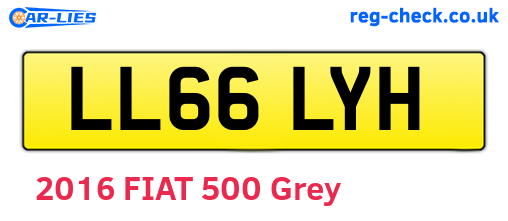 LL66LYH are the vehicle registration plates.