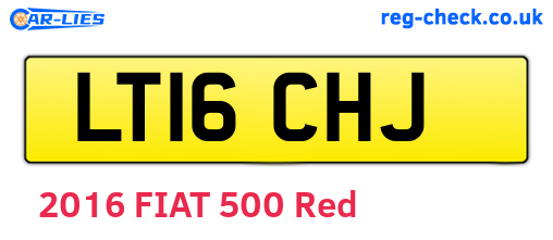 LT16CHJ are the vehicle registration plates.