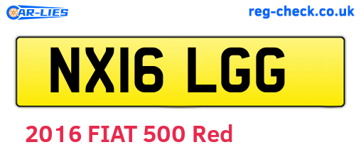 NX16LGG are the vehicle registration plates.