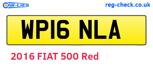 WP16NLA are the vehicle registration plates.