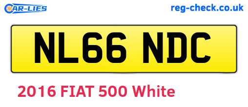 NL66NDC are the vehicle registration plates.