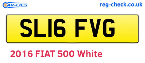 SL16FVG are the vehicle registration plates.