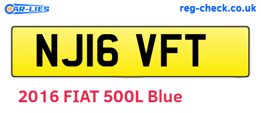 NJ16VFT are the vehicle registration plates.