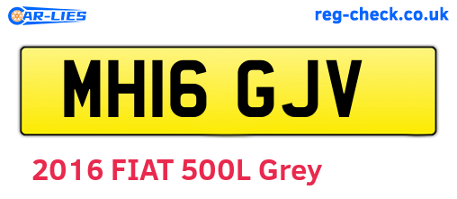 MH16GJV are the vehicle registration plates.