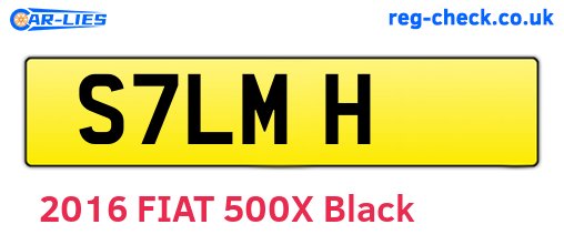 S7LMH are the vehicle registration plates.