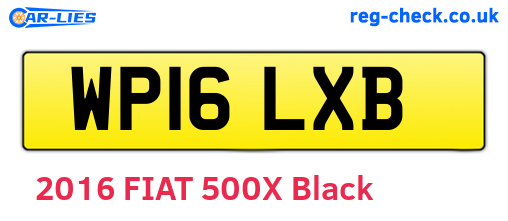WP16LXB are the vehicle registration plates.