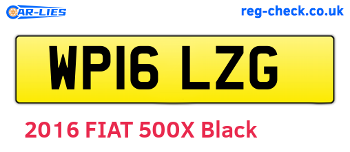 WP16LZG are the vehicle registration plates.