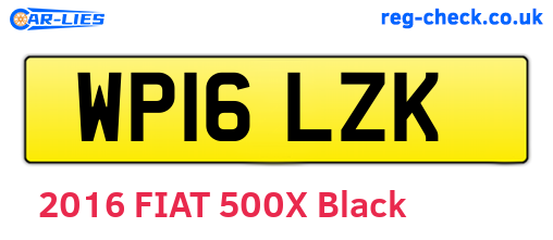 WP16LZK are the vehicle registration plates.