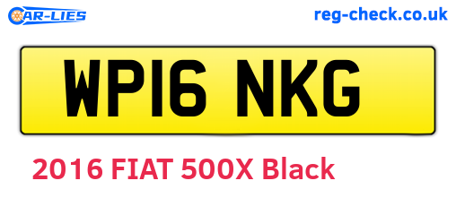 WP16NKG are the vehicle registration plates.