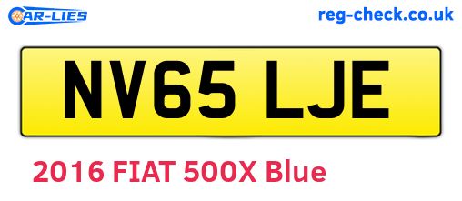 NV65LJE are the vehicle registration plates.