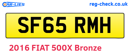 SF65RMH are the vehicle registration plates.