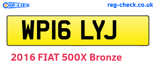 WP16LYJ are the vehicle registration plates.