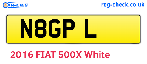 N8GPL are the vehicle registration plates.