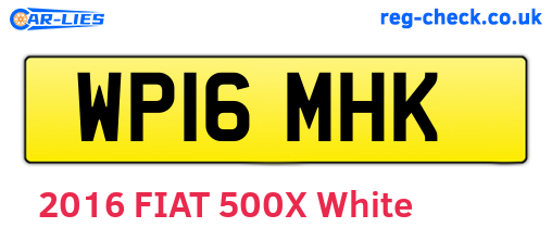 WP16MHK are the vehicle registration plates.