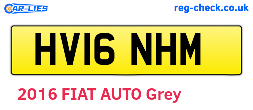 HV16NHM are the vehicle registration plates.