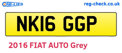 NK16GGP are the vehicle registration plates.
