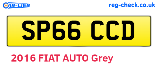 SP66CCD are the vehicle registration plates.