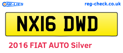NX16DWD are the vehicle registration plates.