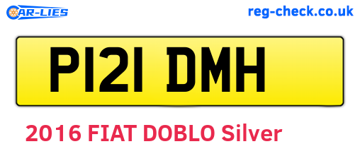 P121DMH are the vehicle registration plates.