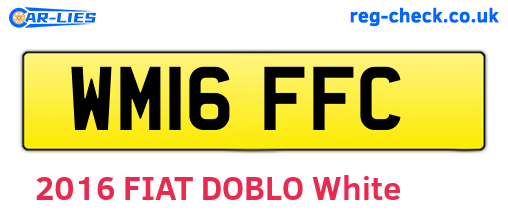 WM16FFC are the vehicle registration plates.