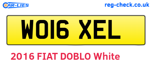 WO16XEL are the vehicle registration plates.