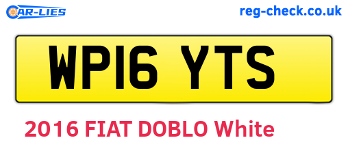 WP16YTS are the vehicle registration plates.