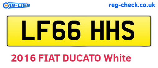 LF66HHS are the vehicle registration plates.
