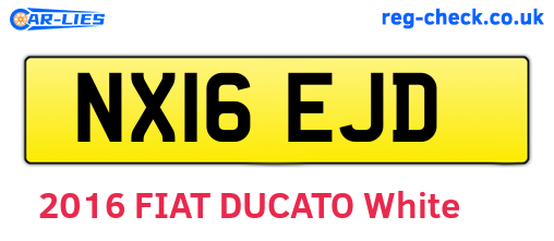 NX16EJD are the vehicle registration plates.