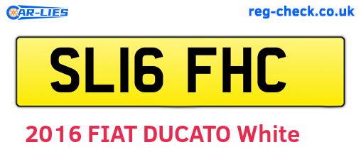 SL16FHC are the vehicle registration plates.