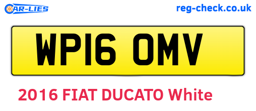 WP16OMV are the vehicle registration plates.