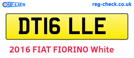 DT16LLE are the vehicle registration plates.