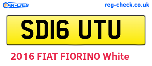 SD16UTU are the vehicle registration plates.