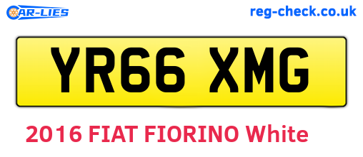 YR66XMG are the vehicle registration plates.