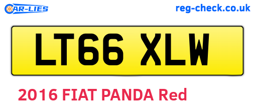 LT66XLW are the vehicle registration plates.