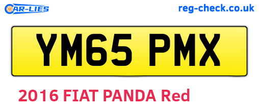 YM65PMX are the vehicle registration plates.