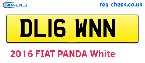 DL16WNN are the vehicle registration plates.