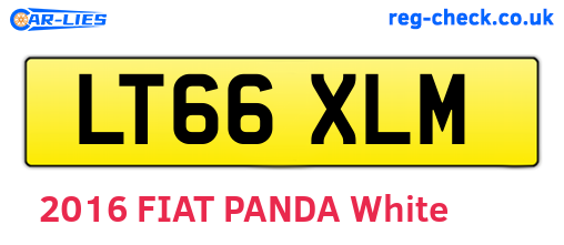 LT66XLM are the vehicle registration plates.