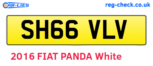 SH66VLV are the vehicle registration plates.